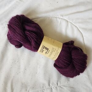 Juniper Moon Herriot - Deep Plum Passion Yarn Skein DESTASH